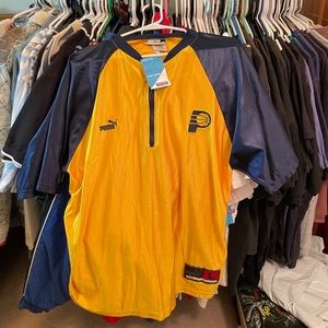 Vintage Puma Indiana Pacers Warmup Shirt